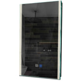 Specchio LED Verticale | Pulsanti touch | Funzione anti-appannamento | Luce bianca neutra - Reyze Serie Edge Modello 7